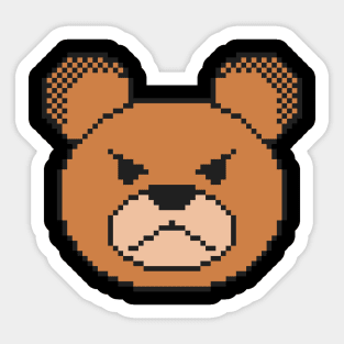 Teddy's Angry - Official Akiko Kumagara 4.0 Merch Sticker